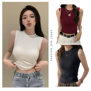  Áo thun ba lỗ nữ sát nách ôm body vải tăm thoáng mát 