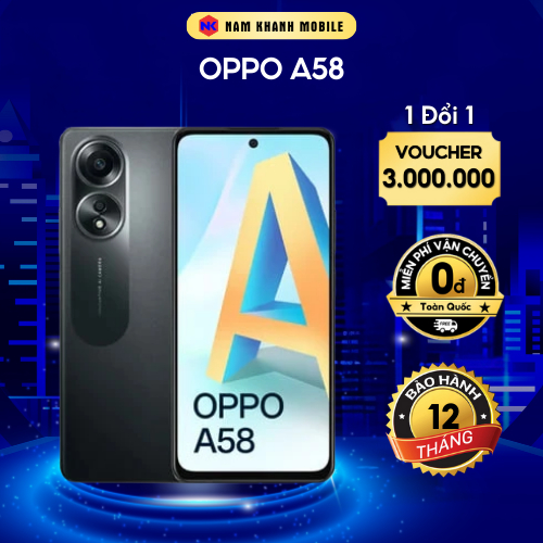 Điện thoại OPPO A58 6GB-128GB Nam Khanh Shop