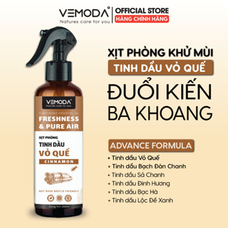 Xịt phòng tinh dầu Vỏ Quế giúp hỗ trợ xua đuổi Kiến Ba Khoang, khử mùi, làm thơm phòng, đuổi côn trùng