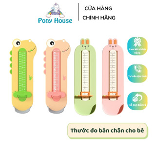 Thước đo độ dài bàn chân cho bé giúp chọn size giày dép chính xác
