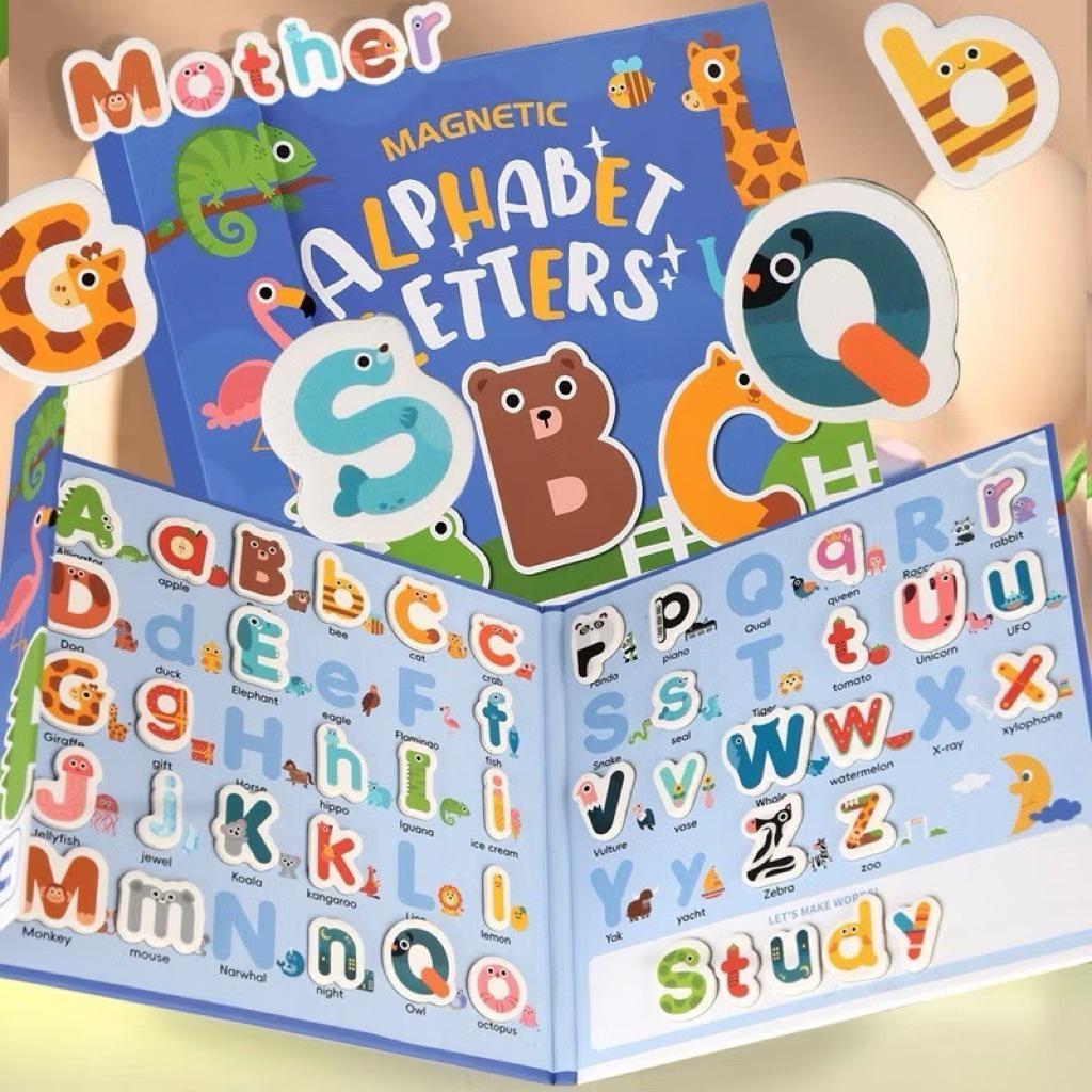 Bảng Chữ Cái Nam Châm Tiếng Anh – Magnetic Alphabet Letters – Đồ Chơi Giáo Dục Sớm