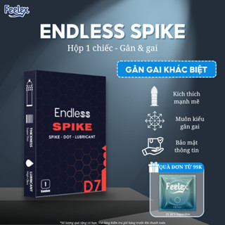 Bao cao su Endless gân gai, siêu mỏng, nhiều gel bôi trơn - Hộp 01 bcs