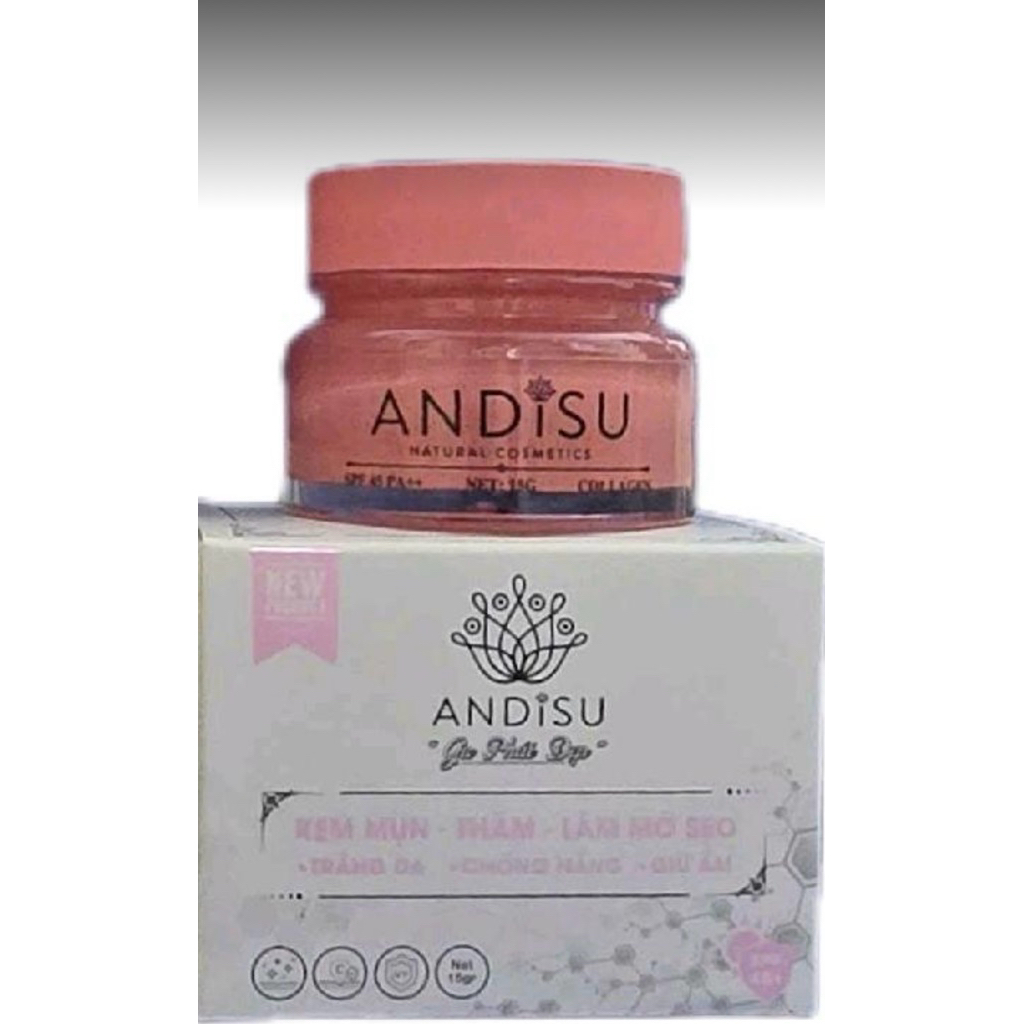 KEM ANDISU MỤN THÂM LIỀN SẸO 15G