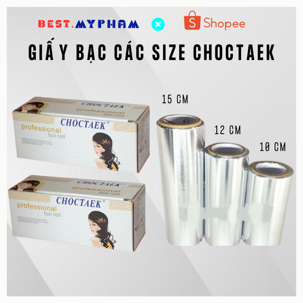 Giấy Bạc Tẩy Tóc Light Tóc Balayage Giữ Nhiệt Khổ To Nhỏ Các Kích Thước Bestmypham