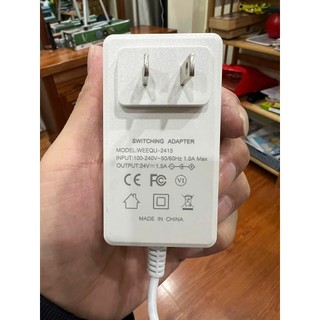 🔌 Adapter Nguồn 24V 1.5A (1500mA) – Đầu 5.5mm, Ổn Định & An Toàn Cho Thiết Bị