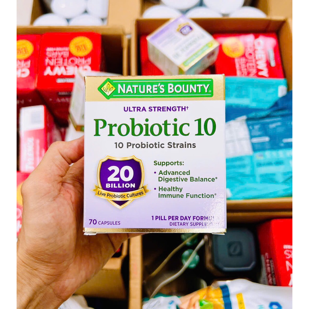 Hộp 70 viên Probiotic 10 Nature’s Bounty
