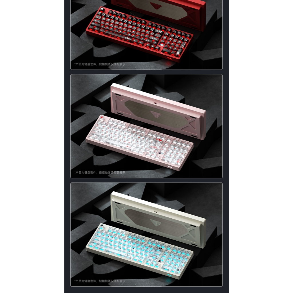 [Mô tả sản phẩm]Bàn phím cơ Nhôm nguyên khối CNC Weika Max102 3 chế độ kết nối-keymap via-led rgb-Catch ball | BigBuy360 - bigbuy360.vn