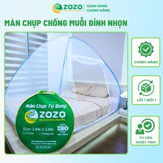 Màn chụp tự bung người lớn LOẠI 1 - mùng tự bung đỉnh chóp cao cấp, vải tuyn dày dặn, bền đẹp, gấp gọn thông minh A31