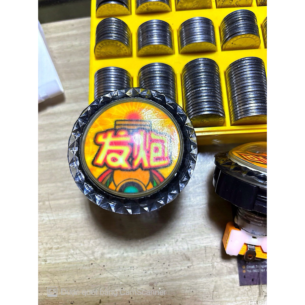 nút bắt bò, nút bắn cá 60mm