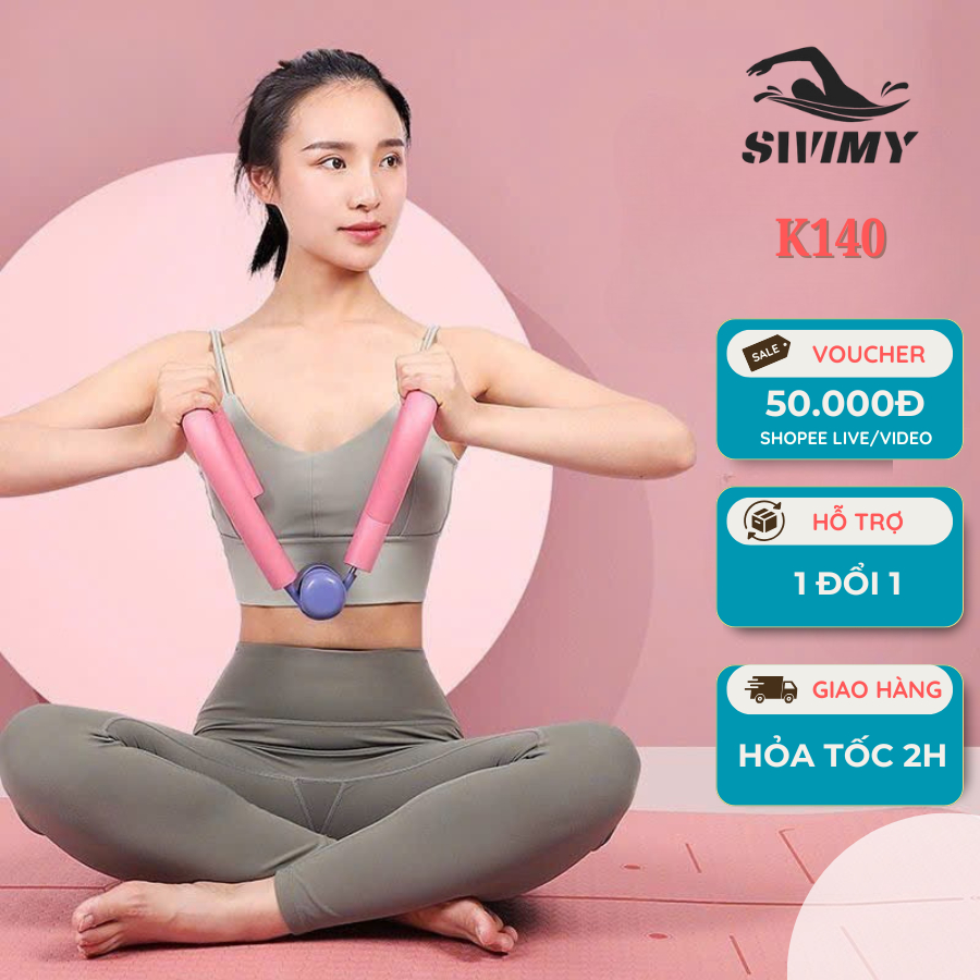 [K140] Dụng cụ tập cơ hông chậu, tập kegel, tập chân cho nam và nữ Swimy