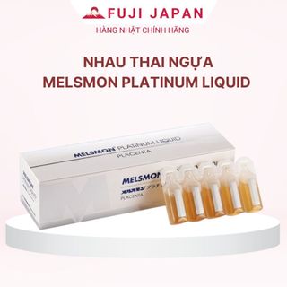  Nhau Thai Ngựa Melsmon Platinum Liquid Hộp 30 ống Nhật Bản 