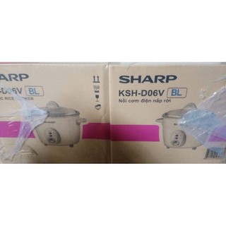 Nồi cơm điện Sharp 0.6 lít KSH-D06V Thái Lan( màu ngẫu nhiên)