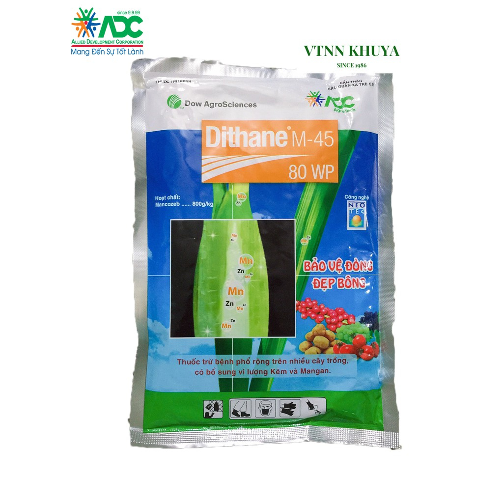 Thuốc trừ bệnh Dithane M45 80WP 250gr