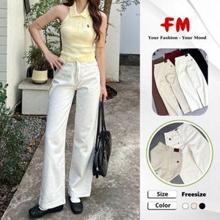 Quần Kaki Nữ FMSTYLE Ống Suông Lưng Cao – Đứng Form, Tôn Dáng, Chất Vải Mềm Mịn 25070559