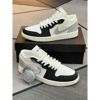 Giày Sneaker Jd 1 Low Nam Nữ – Màu Panda Đen Trắng Xám – Thời Trang Unisex Hottrend