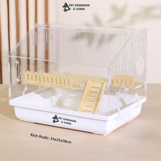 Lồng Mica Size To Cho Hamster Loại 36cm và 47cm