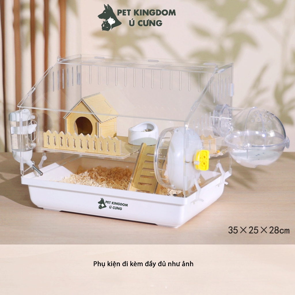 Lồng Mica Size To Cho Hamster Loại 36cm và 47cm