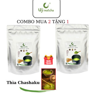 Combo mua 2 gói Matcha CEREMONIAL GRADE - 500G | Công Nghệ Nhật Bản | Tặng 1 Thìa xúc Matcha Chashaku