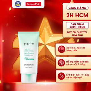 Kem Chống Nắng Make P:rem No Sebum 1/50 ml Make Prem Sun Cream Kiềm Dầu Suốt 6H SPF 50+ PA++++ - Từ Hảo