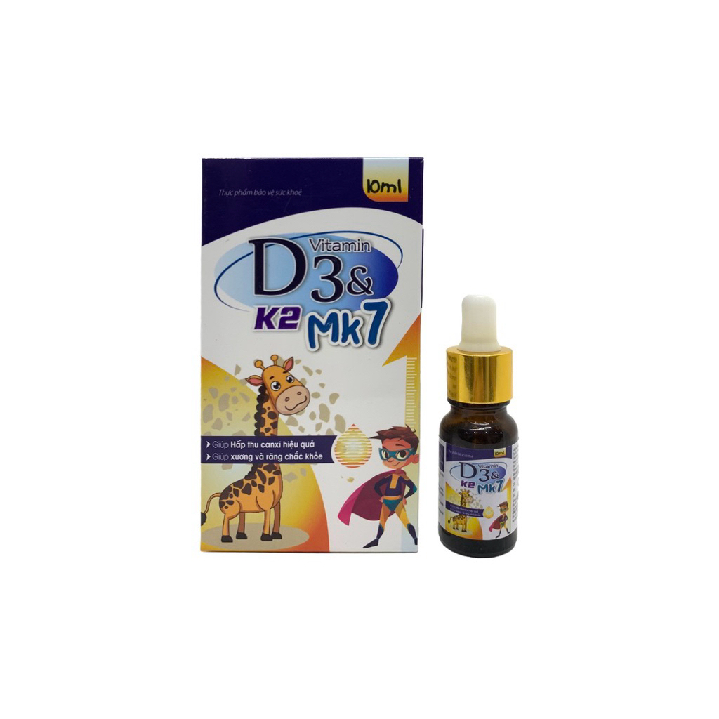 Vitamin D3 K2 MK7 lọ 10ml