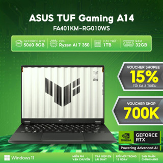 Laptop ASUS TUF Gaming A14 FA401KM-RG010WS Card đồ họa GeForce RTXTM 5060 8GB