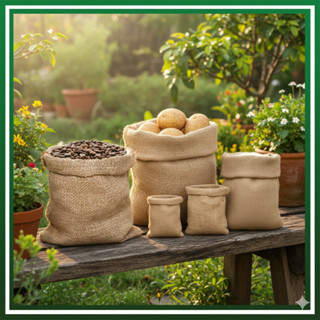  Túi bố size lớn. Bao bố đựng gạo cà phê và các loại ngũ cốc Nhiều kích thước 