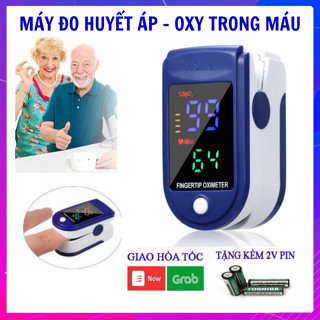 Máy đo huyết áp Máy đo nồng độ oxy trong máu và nhịp tim máy đo Spo2 LK87 kẹp ngón tay
