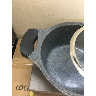 Nồi Đá Cao Cấp Lock&Lock Stone LCA6202D 20cm (đáy từ)