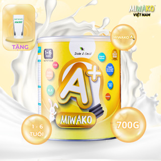 Sữa Công Thức Hạt Thực Vật Hữu Cơ MIWAKO A+ 700g Vị Vani x 1 Hộp - Miwako Việt Nam