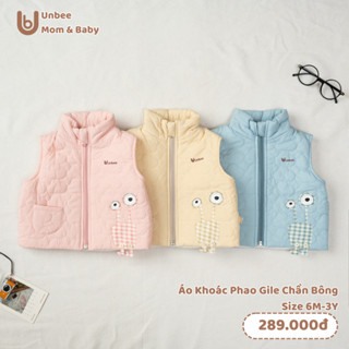Áo khoác gile chần bông Unbee siêu ấm cho bé trai bé gái - Áo khoác mùa đông cho bé