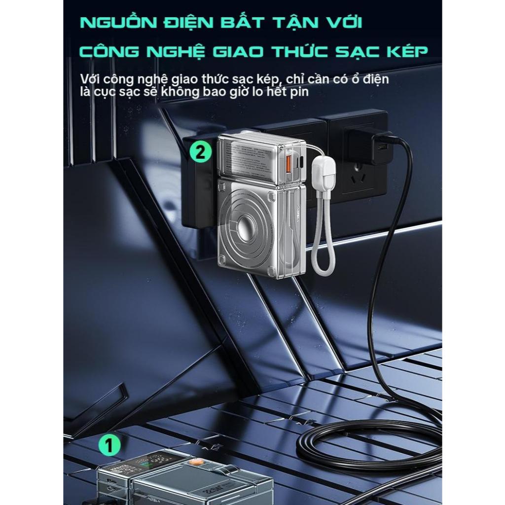 [ Hỏa tốc] Sạc Dự Phòng Kiêm Củ Sạc 30W BP09 Chính Hãng BONNE Dung Lượng 10.000mAh, Hỗ Trợ Sạc Không Dây 15W | BigBuy360 - bigbuy360.vn