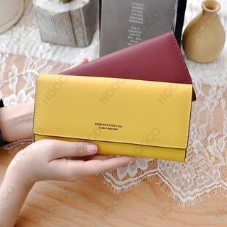  Ví Nữ Dài Cầm  Da Chất Lượng Cao Bền đẹp Đi Tiệc Đi Chơi Có Khóa Kéo Nhiều Ngăn Ví Nữ 
