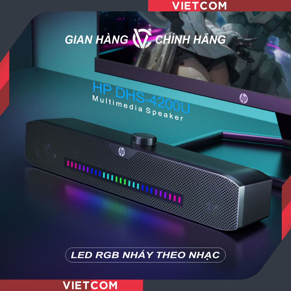 Loa Soundbar Bluetooth HP DHS-4200U - LED RGB Nháy theo nhạc