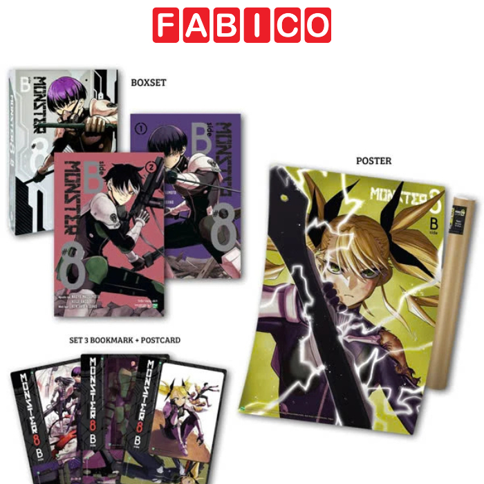 Sách - Boxset MONSTER #8 - B Side - Tập 1 + Tập 2 (Hộp 2 Tập)