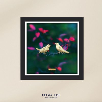 Tranh treo tường Mỹ Nghệ Phủ Vàng 24K PRIMA ART Tình Yêu - Sắc Màu - Size 35x35 cm - CGS-0797-01