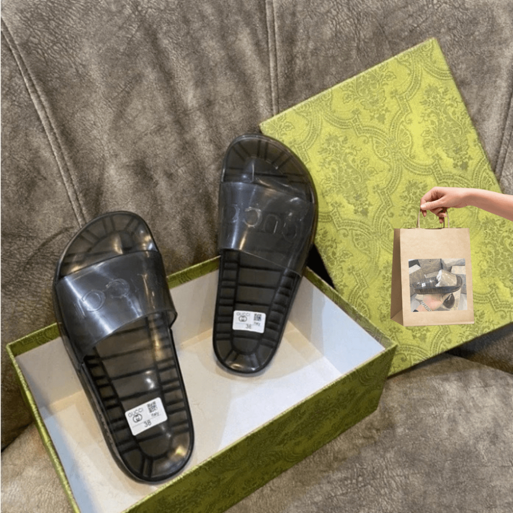 Dép Quai Trong Suốt Nam Nữ Thời Trang Hiện Đại PVC Bền Đẹp Chống Trượt Đủ Size 38-43
