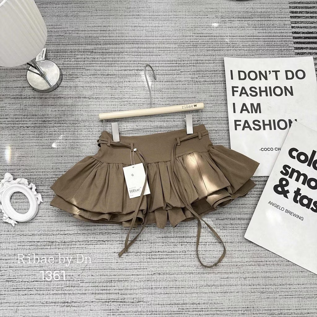 [VIDEO/ LOẠI 1] CHÂN VÁY KAKI TẦNG Y2K HÁCH DÁNG DÁNG XÒE CÓ LÓT QUẦN 4 MÀU KÈM DÂY ĐAI 2MONDAY CV16 | BigBuy360 - bigbuy360.vn