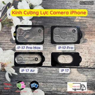 Kính cường lực camera iPhone iP 17 Pro Max PM 17PM 17ProMax/ 17 Pro 17Pro/ Air 17Air kính cam trong suốt giúp bảo vệ cam