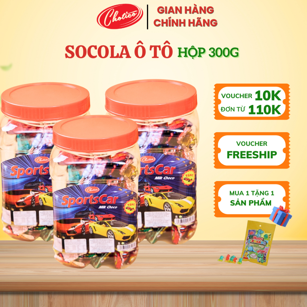 Combo mua 3 tặng 1 Socola Oto Chotico hộp 300g