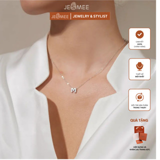  Dây chuyền chữ cái bạc 925 JESMEE mix theo tên tùy chọn - LE23205 