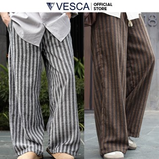  Quần Sọc Kẻ Dạ Nam Nữ Form Rộng Kiểu Dáng Hàn Quốc Local Brand Vesca D28 
