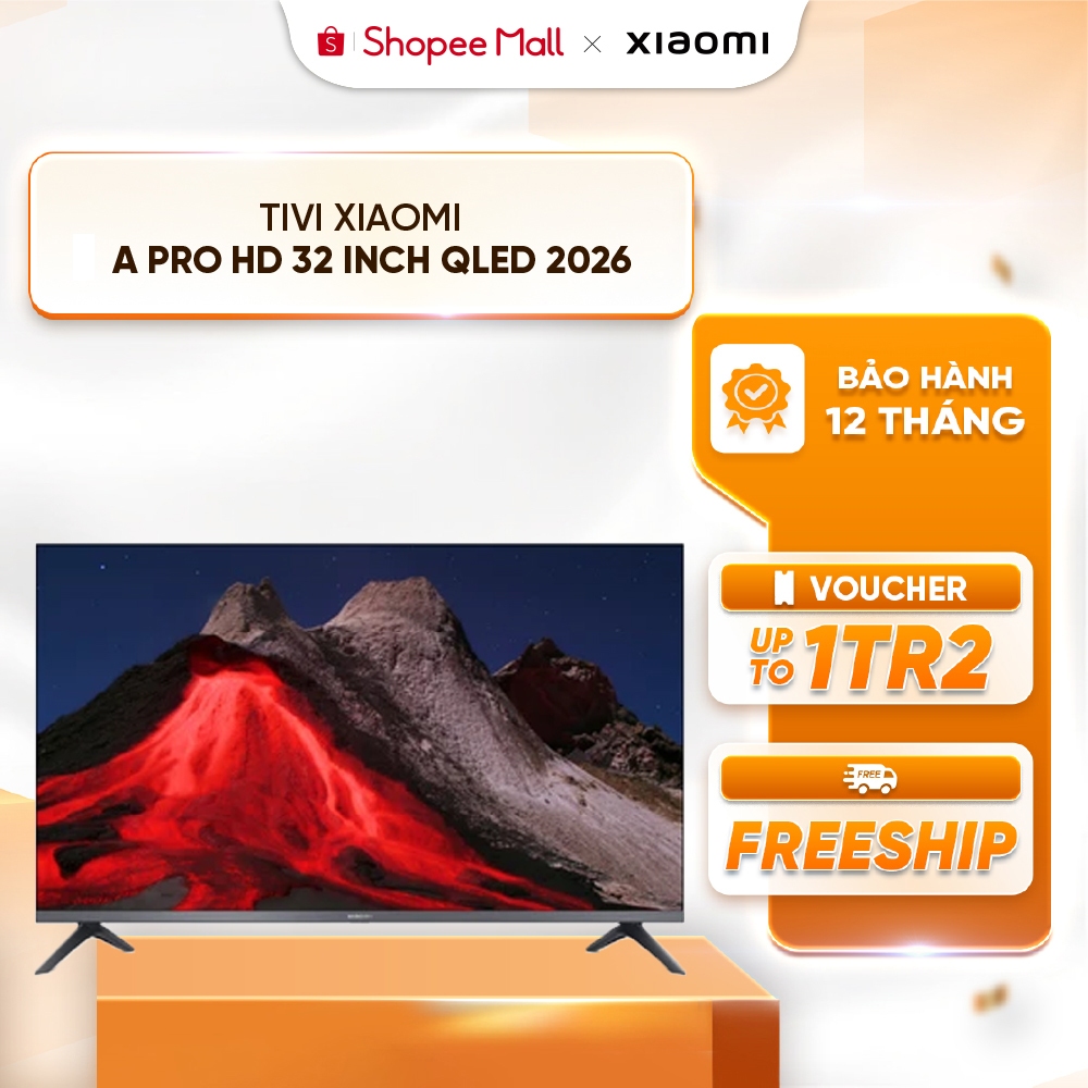 Tivi Xiaomi A Pro HD 32 inch QLED 2026 - Google TV - Công nghệ bảo vệ mắt, giảm thiểu ánh sáng xanh