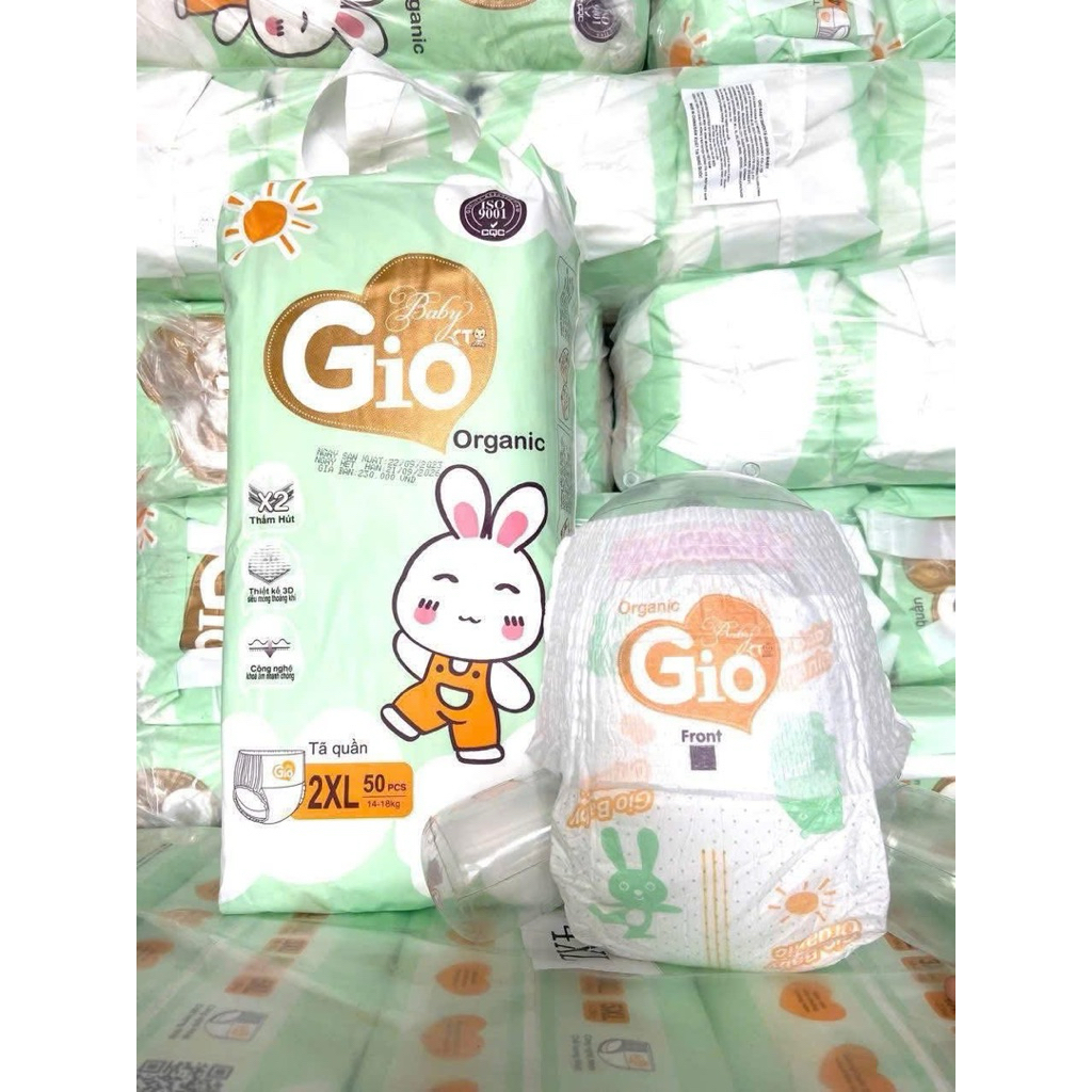 Combo 2 bịch bỉm baby gio miễn sip