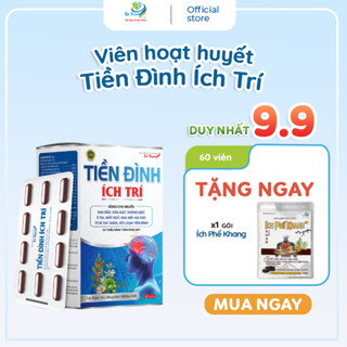 Viên hoạt huyết Tiền Đình Ích Trí Tất Thành Pharma tăng cường tuần hoàn não 60 viên