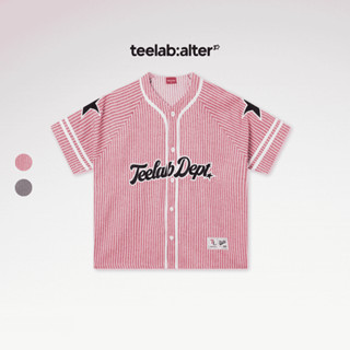 Áo Bóng Chày Teelab Kẻ Sọc Jersey Striped Shirt Form Rộng Local Brand Unisex SS080
