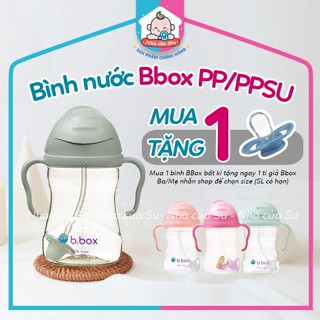 Bình nước BBox chất liệu PP/PPSU chính hãng bình tập hút quả tạ có van chống sặc Nhà của Su