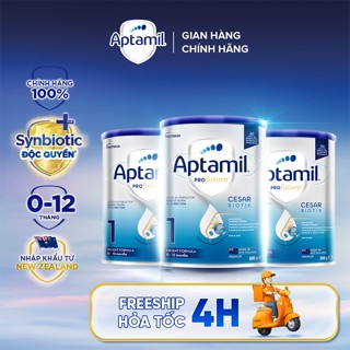 [Hỏa tốc - 0Đ] Combo 3 Sữa bột Aptamil \Cesarbiotik New Zealand số 1 - Synbiotic độc quyền