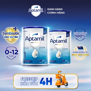 [Hoả tốc - 0Đ]  Combo 2 Sữa bột Aptamil Profutura Cesarbiotik New Zealand số 1 - Synbiotic độc quyền