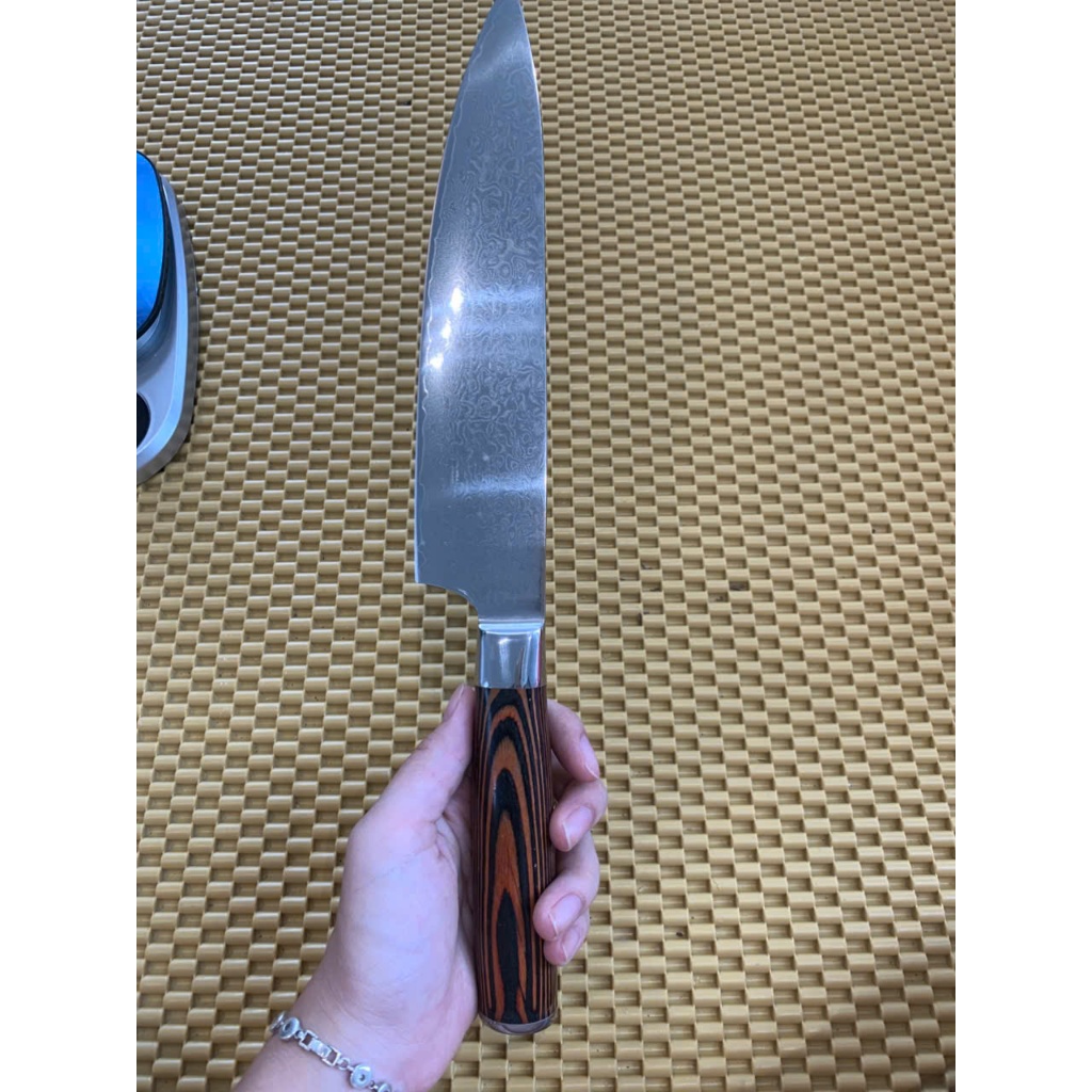 dao bếp damascus guyto lõi vg10 nhật bản gt08