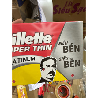 Lốc 20 hộp Lưỡi lam Gillette Super Thin, dao lam